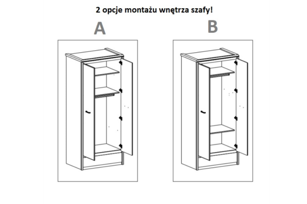 Mebel Bos Szafa Nonell 2d1s - zdjecie nr 2