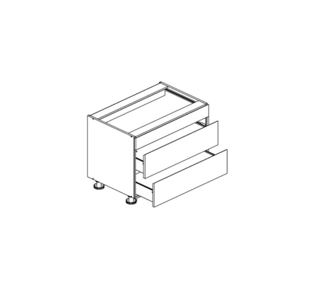 Tłok SYLWIA szafka dolna 80 szuflada 3x