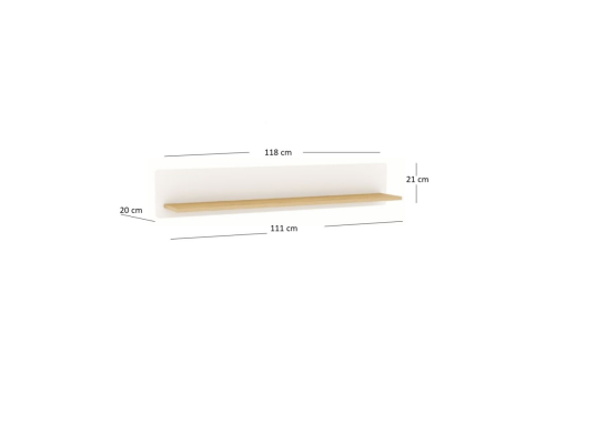 Mebel Bos VALLES Półka 120 - zdjecie nr 1