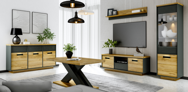 Meble Gołąb (ul. 11-go Listopada 9 97-500 Radomsko) PÓŁKA LINEA ART. 1 150CM - zdjecie nr 1