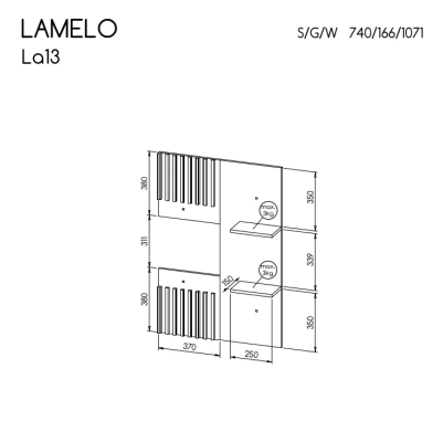 Dolmar (Donaborów 62, 63-604 Baranów) PANEL WISZĄCY LAMELO LA13 - zdjecie nr 1