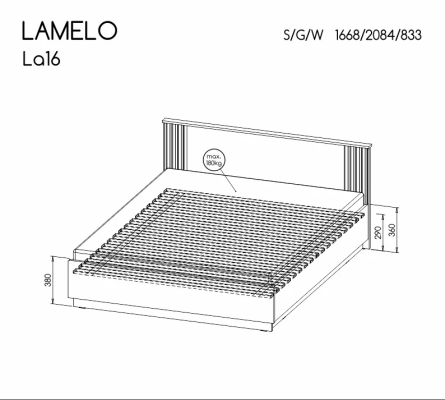 Dolmar (Donaborów 62, 63-604 Baranów) ŁÓŻKO 160 LAMELO LA16 - zdjecie nr 1