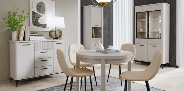 Meble Gołąb (ul. 11-go Listopada 9 97-500 Radomsko) Stół okrągły rozkładany 100/200 art.17 - zdjecie nr 2