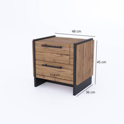 Mebel Bos (Krzeszowska 63 23-400 Biłgoraj) AMINO 2x szafka nocna 2s - zdjecie nr 1