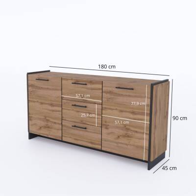 Mebel Bos (Krzeszowska 63 23-400 Biłgoraj) AMINO komoda 2d3s - zdjecie nr 1