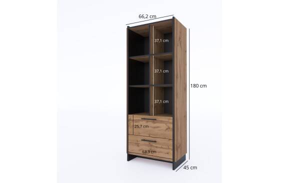 Mebel Bos (Krzeszowska 63 23-400 Biłgoraj) AMINO regał otwarty 2s - zdjecie nr 1