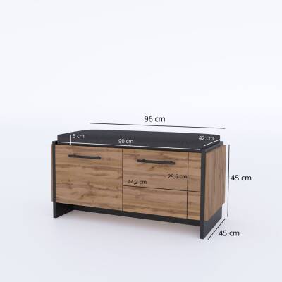Mebel Bos (Krzeszowska 63 23-400 Biłgoraj) AMINO szafka na buty 2d z siedziskiem - zdjecie nr 1