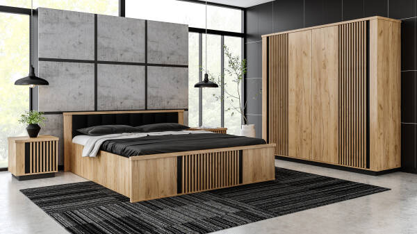 Meble Gołąb (ul. 11-go Listopada 9 97-500 Radomsko) ŁÓŻKO 140 LAMELLO ART. 16B - zdjecie nr 1