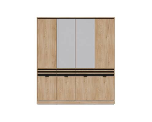 LIVEO Meble SZAFA Z LUSTREM FERRO FE11