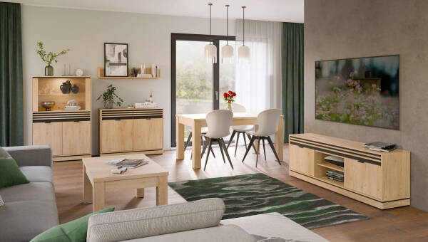 LIVEO Meble PÓŁKA WISZĄCA UNIWERSALNA LEWOSTRONNA / PRAWOSTRONNA FERRO FE16 - zdjecie nr 3