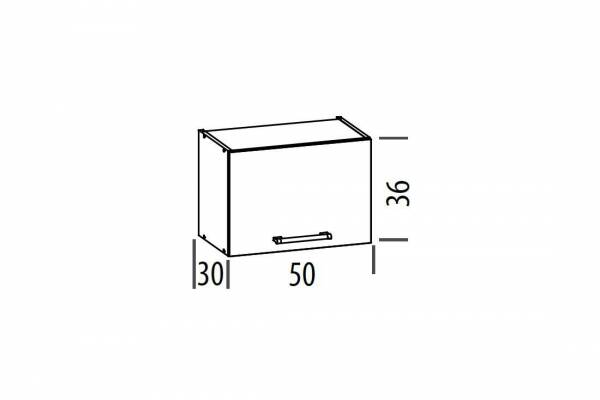 BogFran MODENA MD6/G50o - SZAFKA GÓRNA OKAP 50